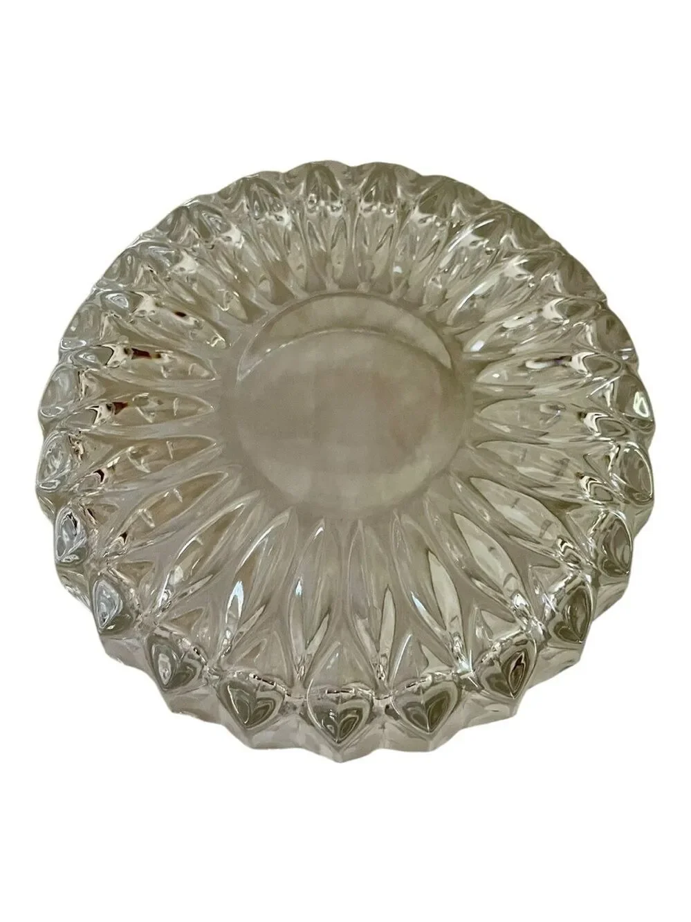 Gorham 5” Round Crystal Bowl “ Althea” (Cut), Vertical Cuts on Bowl Sparkling